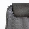 Кресло "Ленайс" (мет.каркас) подл.пл.303 (кзам) спинка черная, сиденье чёрное