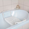 Раздвижное, съемное сиденье в ванну СВ5/Б (белый)