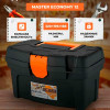 Ящик для инструментов Master Economy "12" (чёрный/оранжевый)
