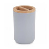 Подставка для зубных щеток "Бамбук" (серый) М8057
