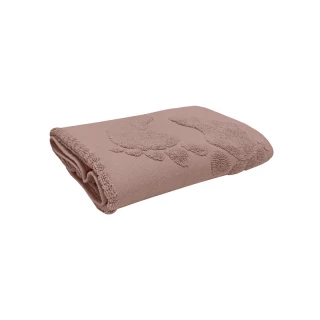 Полотенце махр.жаккард НОЖКИ 50*70 пл. 650 гр/м2. (цв.09014)