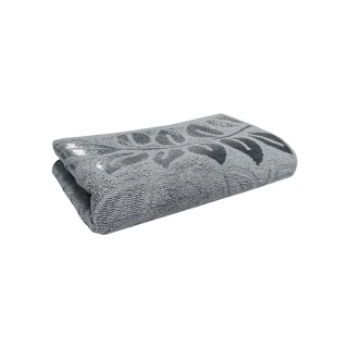Полотенце махровое жаккард ЛИСТИКИ 50*90 пл.430 гр/м2 (цв.10340)