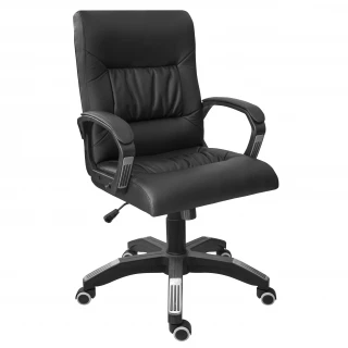 Кресло "Матео" кзам АОД подл.пл.818/1 (кзам), крест.пл.d680 м/п, кол JL (чёрный)